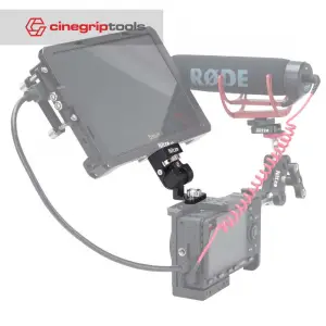 Nitze Elf Series Monitor Holder -3/8"-16 to 1/4"-20 Screw N54-G4