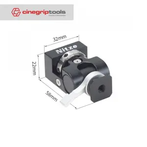 Nitze Elf Series Monitor Holder 1/4 Screw ARRI Locating Pins N54-G1