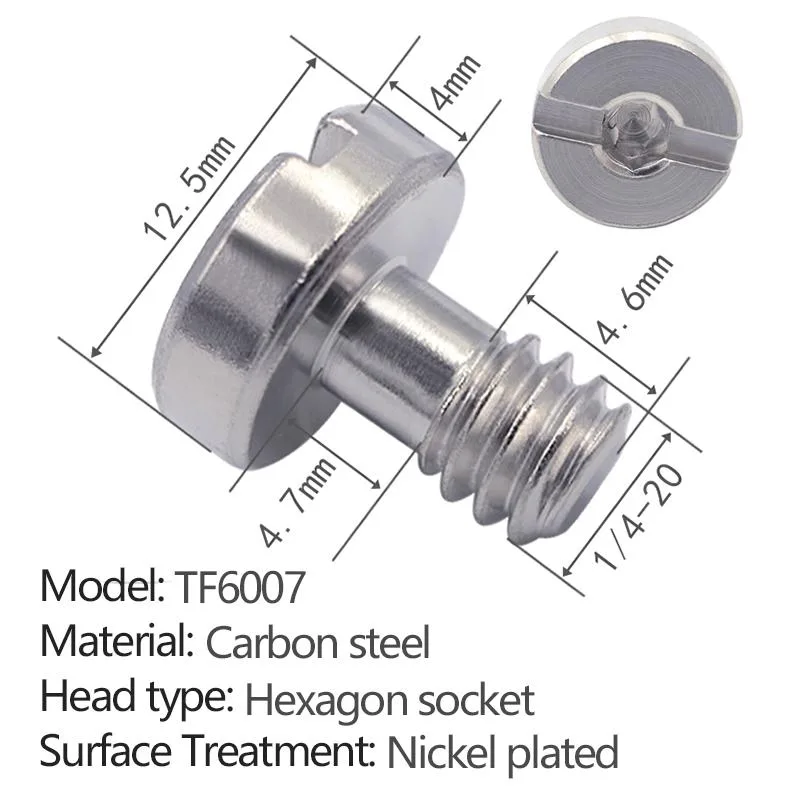 hexagon socket quick release screw TF6007 - 2 pcs per pack