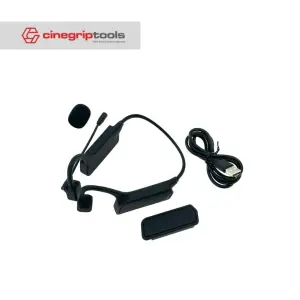 Bone Conduction Full Duplex Radio Headset with Microphone – Two Way Communication Earpiece 10pcs