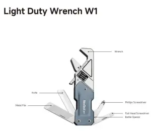 Nextool Light Wrench W1 with Bit Set - NE20270