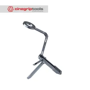 Leaplight magnetic phone holder, aluminum alloy, horizontal and vertical screen rotating and folding clip, Magsafe magnetic desktop tripod, selfie stick, multi-functional mini portable device - LMA5