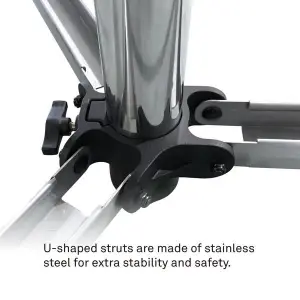 KUPO 484- HEAVY DUTY WIND-UP STAND WITH BRAKED CASTER