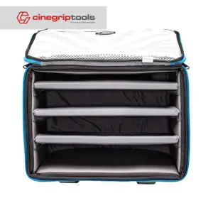 Tenba 1x1 LED 3-Panel Case with Wheels - Black
