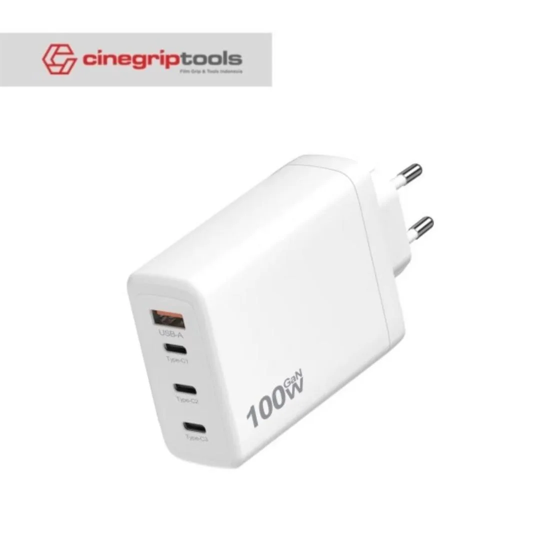 100W GaN charger 3C1A with interchangeable pins PD adapter New 100W direct charging