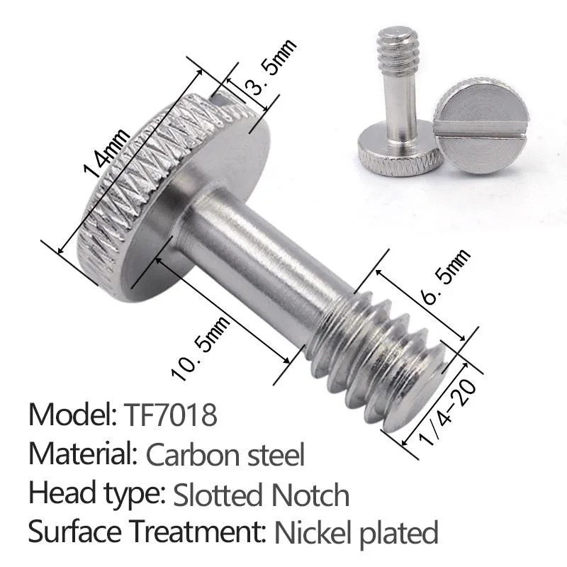 slotted quick-release screw without ring TF7018
