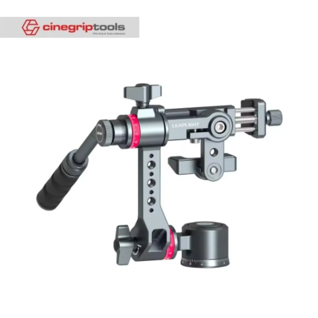 Leaplight aluminum alloy mobile phone camera gimbal 360-degree rotation adjustment, expandable. LYR3