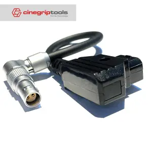 DTAP to Elbow right angle 2pin female for RED Komodo power cable 15cm