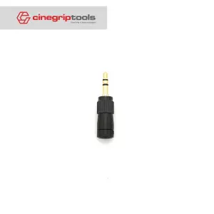 Low profile right angle screw locking 3.5mm TRS connector