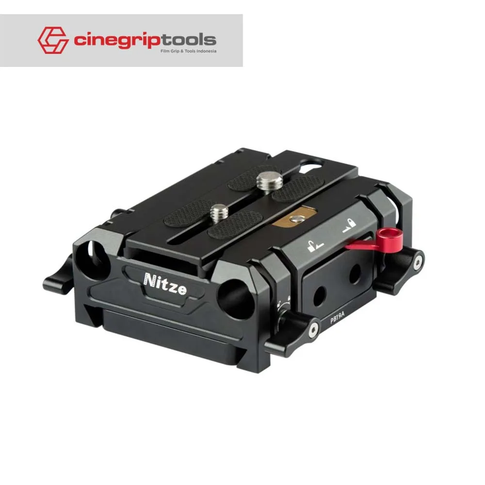 Nitze 15mm LWS Baseplate ARRI Dovetail Clamp Canon EOS C70 Cage PB19B