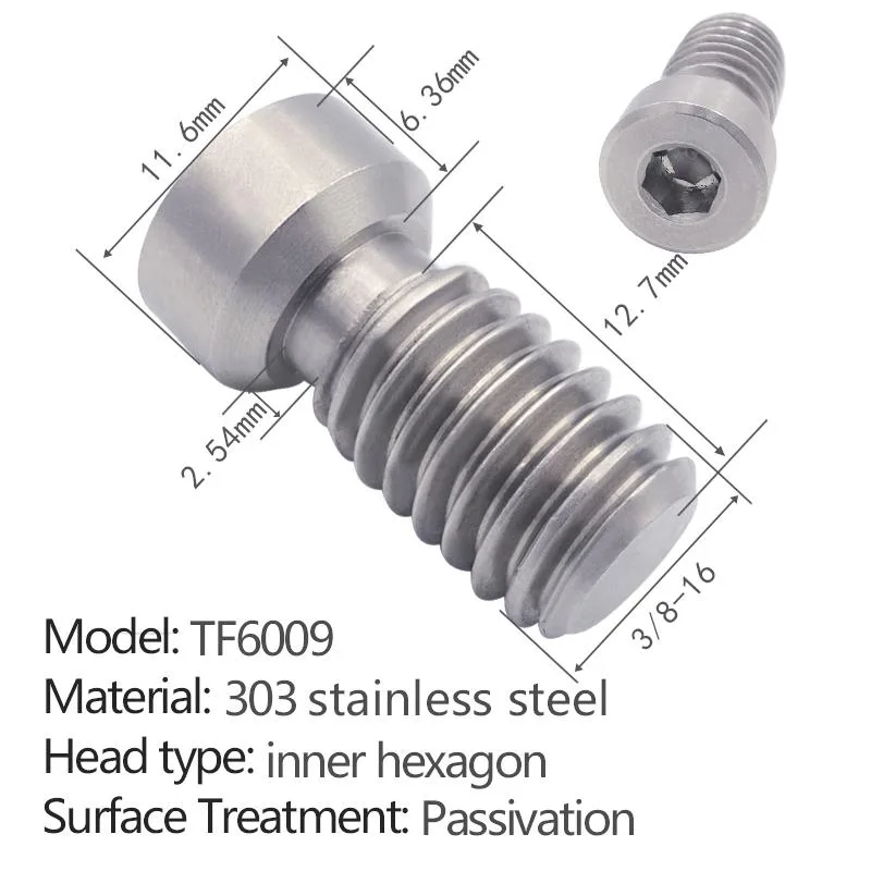 hexagon socket quick release screw TF6009 - 2 pcs per pack