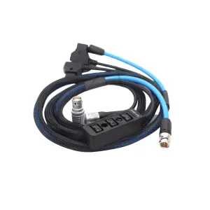 CANARE LV-61S 75OHM SDI Video Cable + D-TAP Dtap Splitter with 1/4"
