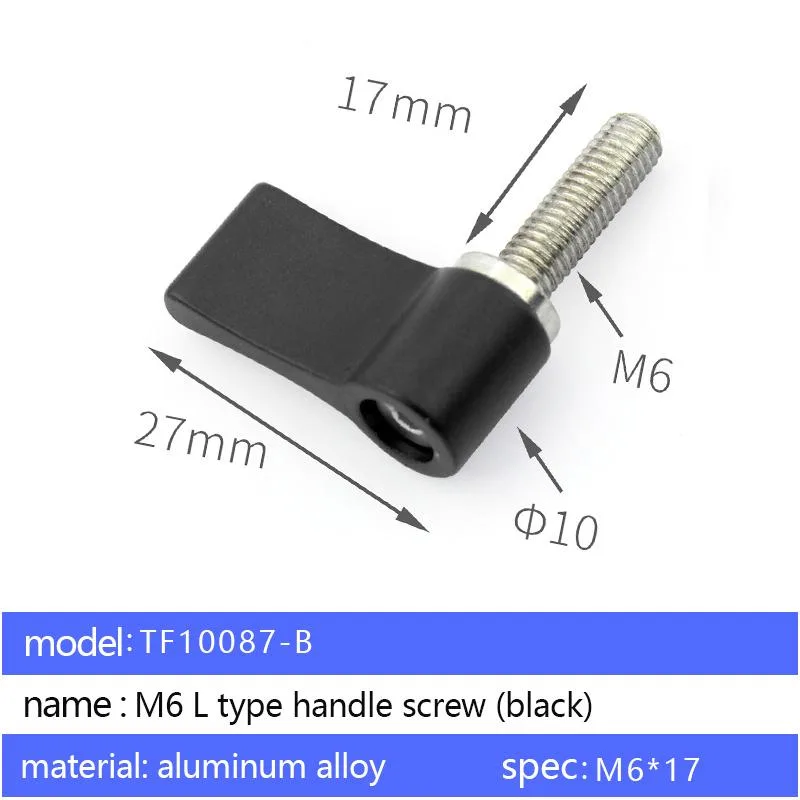 M6 L-shape handle screw TF10087-B