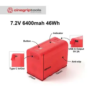ZITAY NP-F750 Battery with USB C and USB A Ports Compatible with NP-F750, NP-F770, NP-F730 and Sony NP-F550, NP-F970, DCR-TRV820K, CCD-SC65, CCD-TRV815, DCR-TRV9, CCD-TRV82