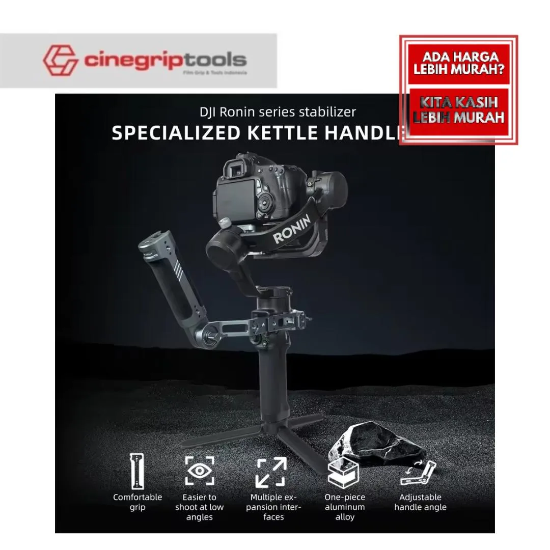 Leaplight All-Metal Suitable for Dji Stabilizer Pot Handle Dji Gimbal Rs5 Rs4 Pro Rs3 Rsc2 Rs3 Mini Universal Handheld Handle Photography Accessories