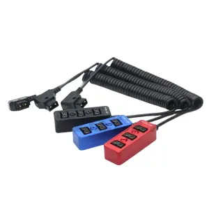 Camera Power D-TAP Distributor Three Way Splitter Metal Case