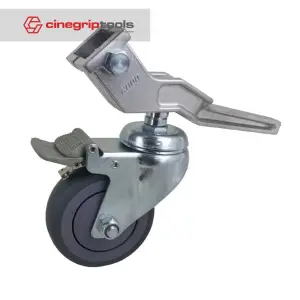 Kupo KC-100S | Dia 100 mm Caster w/ Brake (set for 3 – Square)