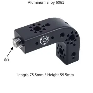 Universal Arri Positioning top Handle Fixture Handle, 90 Degree Right Angle