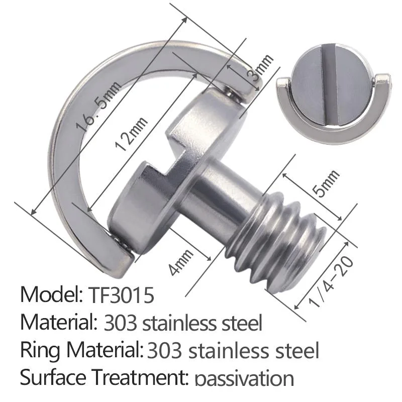 slotted flat ring quick-release screw TF3015