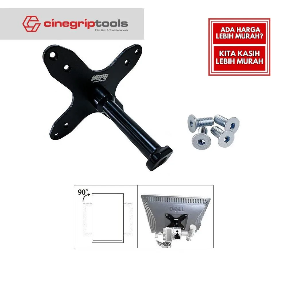 Kupo KS-229 VESA Monitor mounting plate w Baby Pin