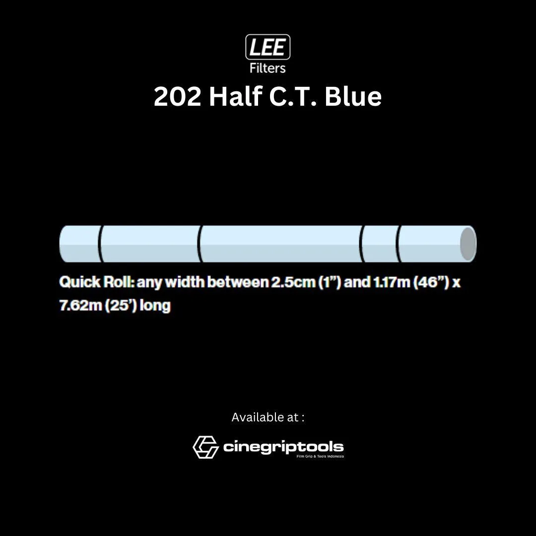 Lee Filter 202 Half C.T.Blue