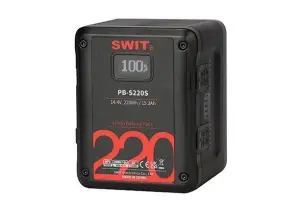 SWIT PB-S220S 220Wh Multi-sockets Square Digital Battery Pack