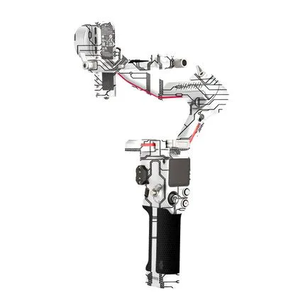 3M Sticker for DJI Ronin RS3 - circuit white + matrix