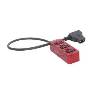 D-TAP for 3 D-tap Camera power splitter with 1/4'' screw