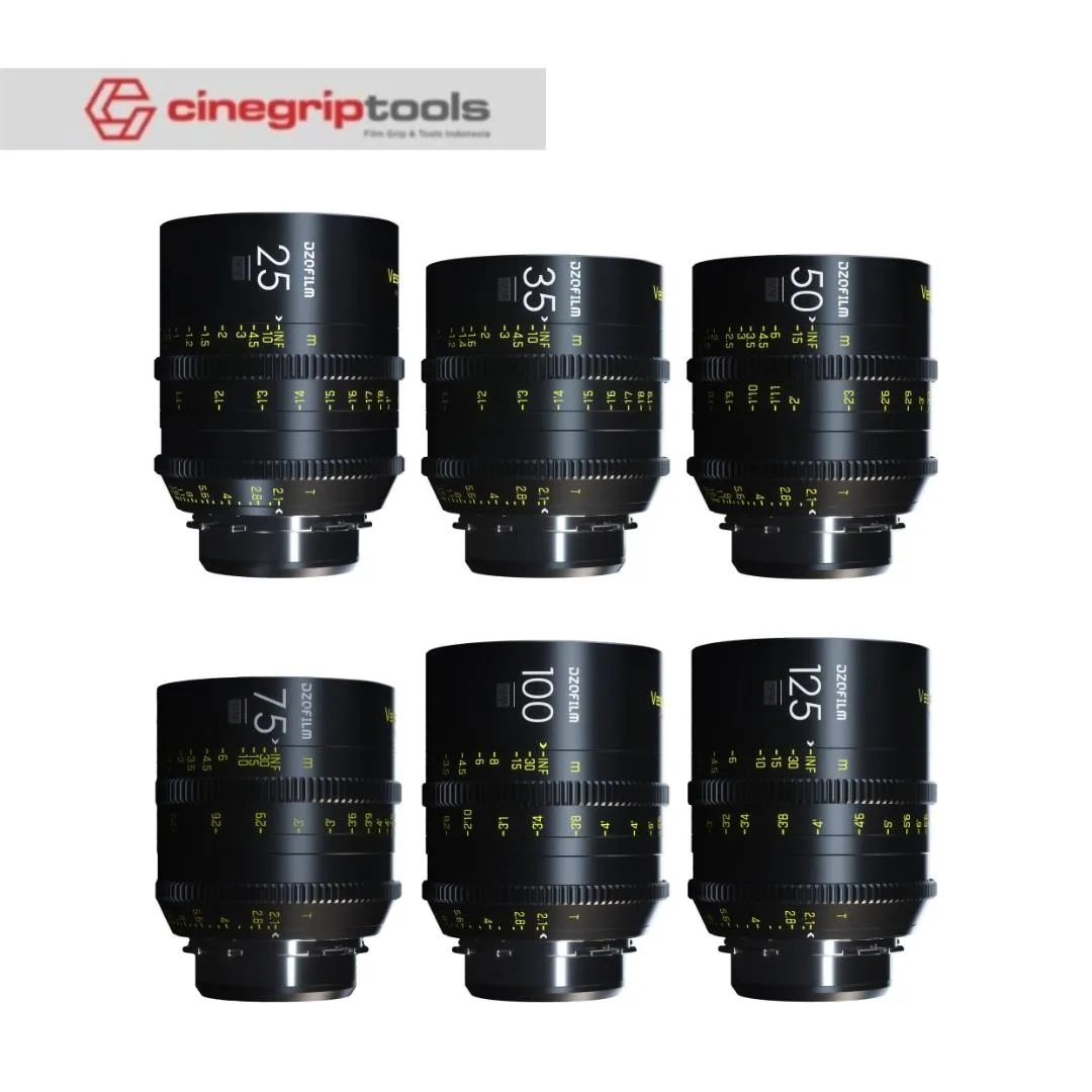 DZOFilm Vespid FullFrame CINE LENS PL Set of 6 = 25-35-50-75-100-125mm
