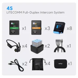 VAXIS LITECOMM Full-Duplex Intercom System 4S
