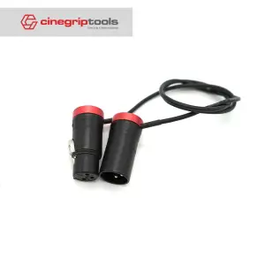 Low Profile XLR Neutrik 3pin XLR Male To 3pin XLR Female audio