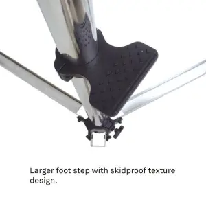KUPO 484- HEAVY DUTY WIND-UP STAND WITH BRAKED CASTER