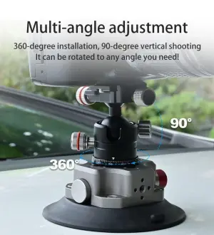 Multi-Function Support Load 100Kg 6 Inch Suction Cup For Car Camera