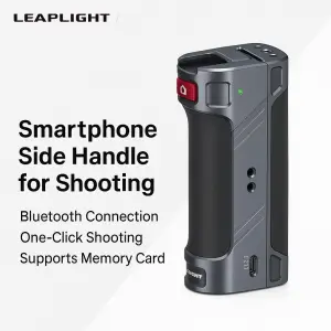 Leaplight mobile phone photography Bluetooth handle auxiliary shooting device accessories travel VLOG selfie video expandable fill light