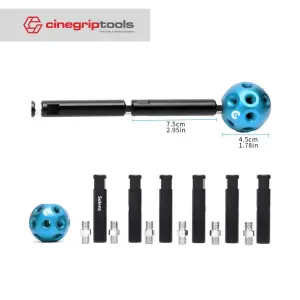 Selens SE-M003 Multi DIY Magic Ball Head Rig 3/8" Hole & 3 Rods