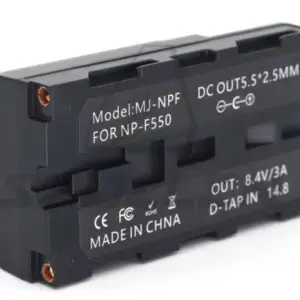 DC2.5/DTAP power input SONY NP-F550/NP-F570/ 970 Power Coupler DC Dummy Battery for Camera Monitors SmallHD Power cable