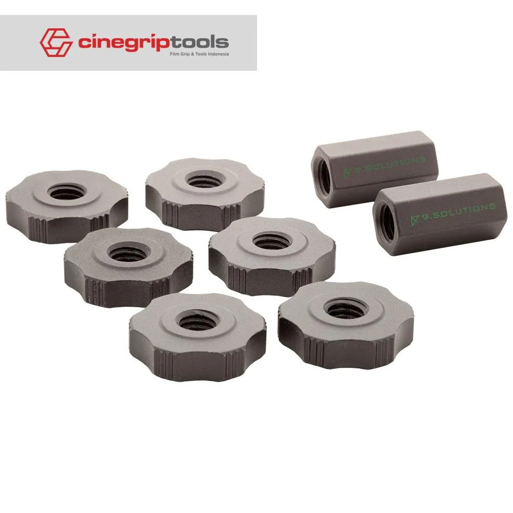 9.Solutions 3/8" FINGER NUT AND CONNECTING NUT, Mini rigging 9.VBROD4