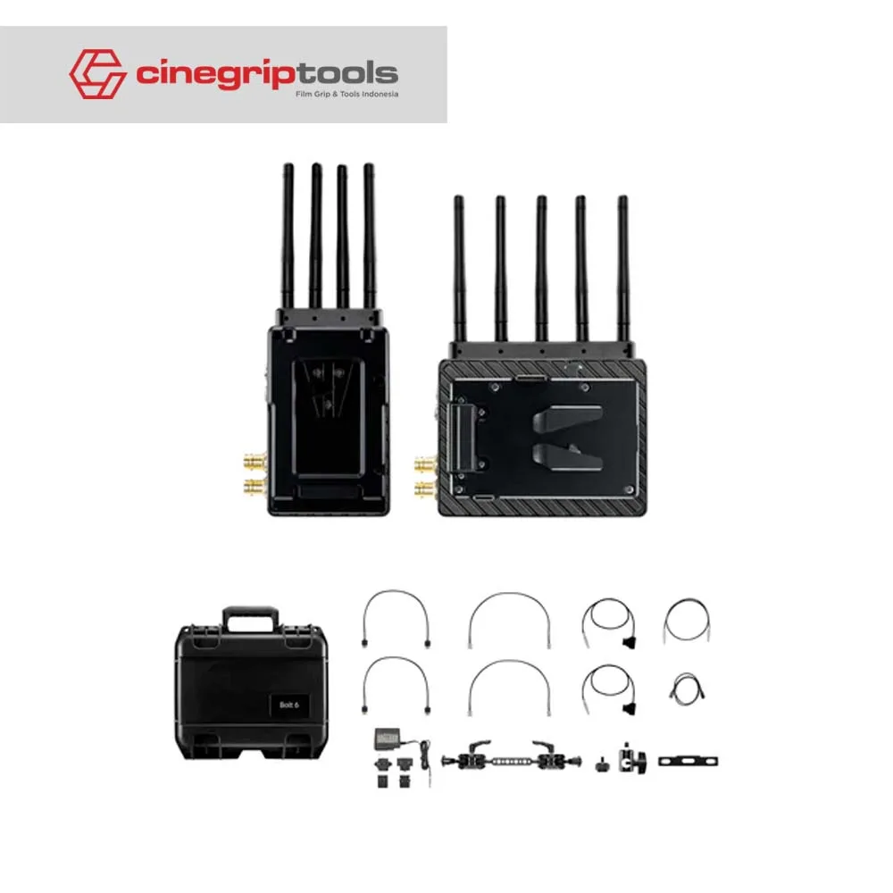 Teradek Bolt 6 XT 750 12G-SDI/HDMI Wireless TX/RX Deluxe Set V-Mount