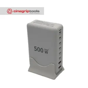 500W GaN PD charger 6C2A multi-function charger 8-port desktop charger cross-border desktop charger - White