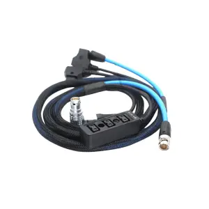 CANARE LV-61S 75OHM SDI Video Cable + D-TAP Dtap Splitter with 1/4"