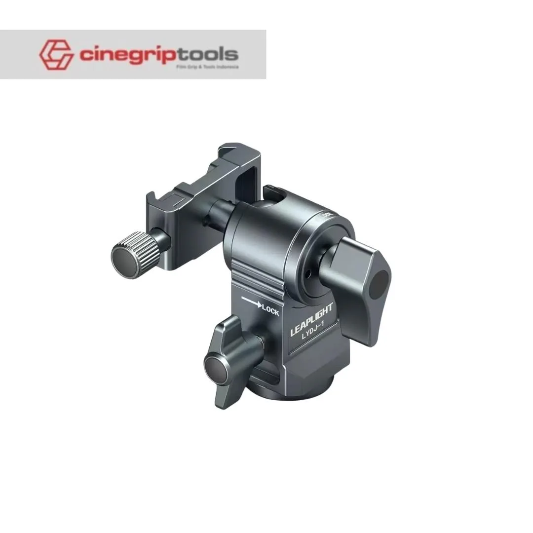 Leaplight Aluminum Alloy Light Stand Gimbal Head Adapter Multi-function LYDJ-1
