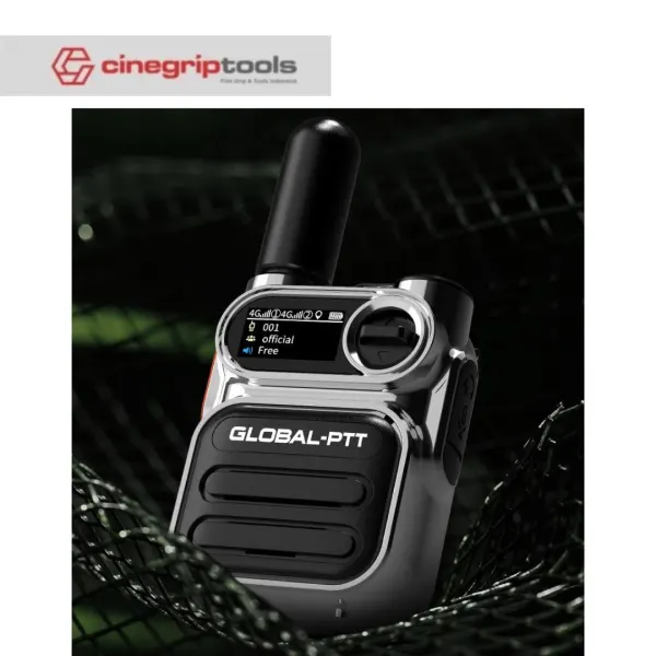 Cinegriptools Walkie Talkie Global PTT G338 (Included Simcard for Sea region only)