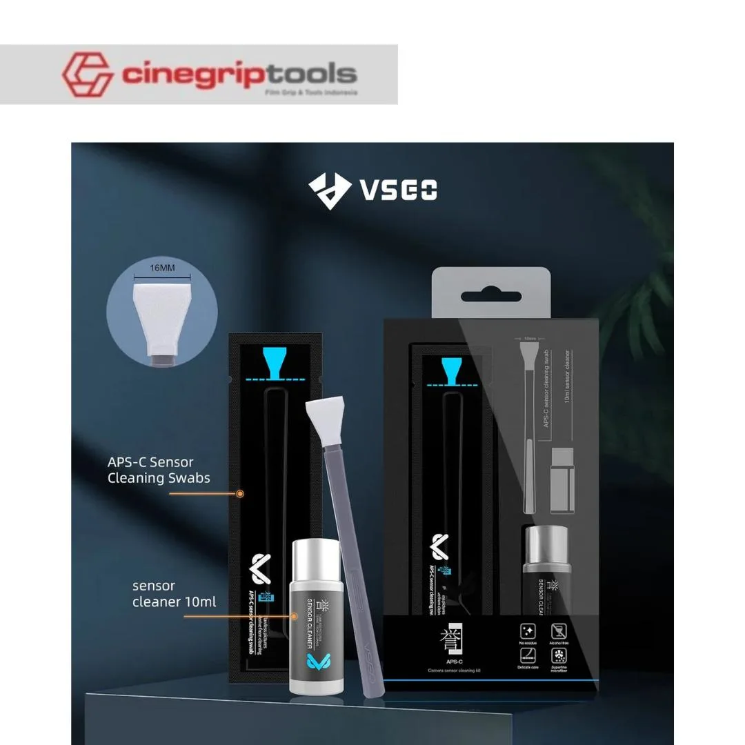 VSGO APS-C Sensor Cleaning Swab with Cleaner *10pcs - VS-S02E