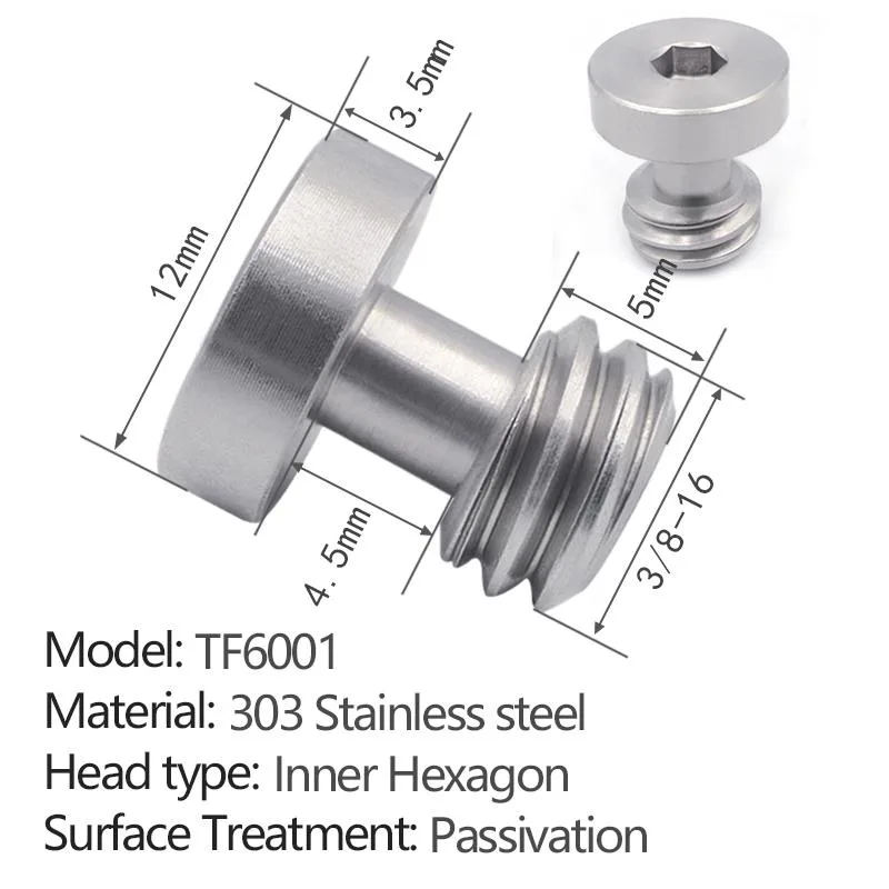 hexagon socket quick release screw TF6001 - 2 pcs per pack