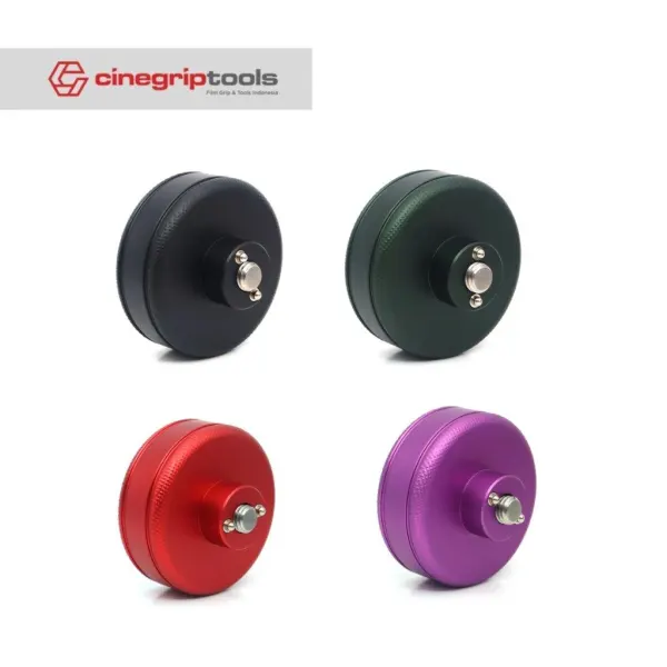 Camera Handle Round Knob, Knuckle Puck with 3/8" Screw & Spring-Loaded Locating Pin
