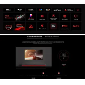 XGIMI Horizon 20 Max 4K DLP Lifestyle Projector - Proyektor Big Screen Cinema