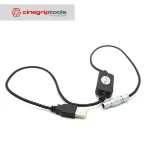 Boost 12v usb to connector 2pin Power Adapter Cable For Teradek vaxis