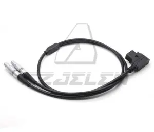 D-TAP to double 2pin Power Adapter For Teradek vaxis hollyland 60cm