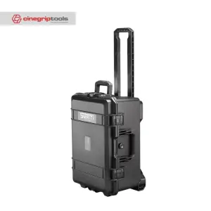 SMRITI HARDCASE (Pelican Copy) S5236 Pull Rod Protective Waterproof IP67 Tools Case Pick and Pluck Foam - Black