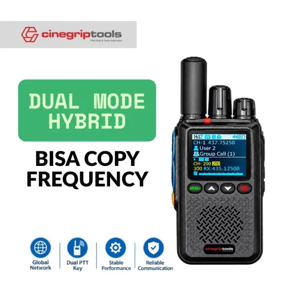 Cinegriptools HT- POC mini WalkieTalkie Hybrid/Dual Mode
